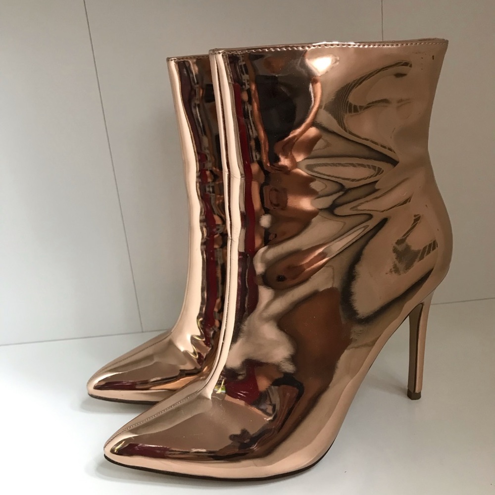 Metallic Boots